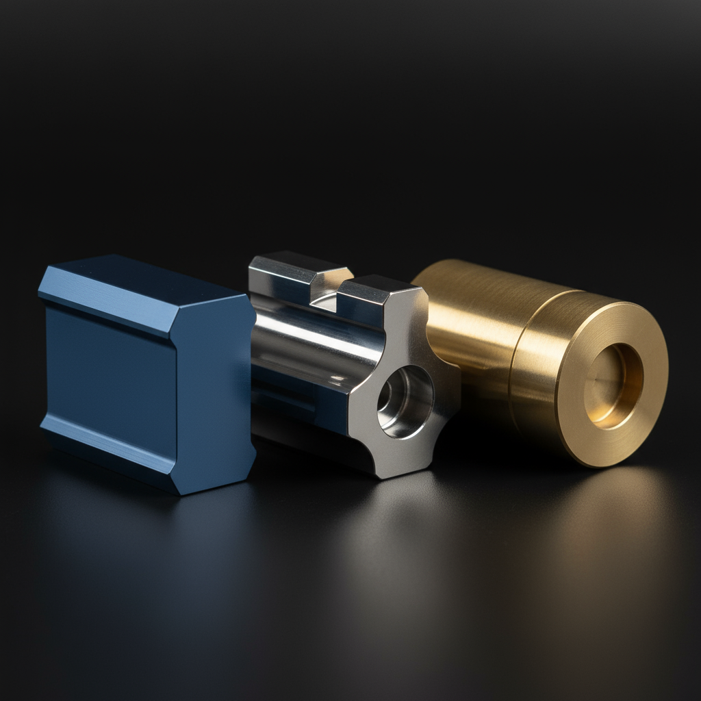 How to Choose the Right Material for CNC Machining 6 Anodized aluminum polished stainless steel and polished brass surface finishes