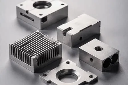 CNC milled aluminum heat sinks and precision electronic housings