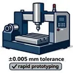 icon of Rapid Prototyping with High Precision