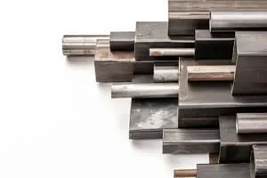 Pictures of Mild & Carbon Steel​ raw materials used for CNC processing