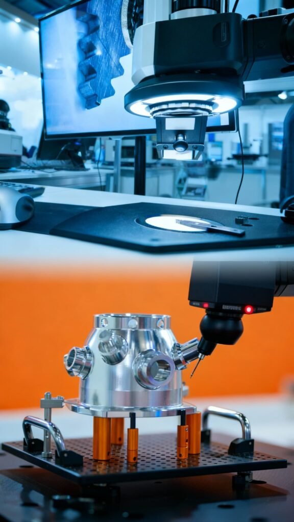 About-Us 5 CNC machining parts dimension inspection