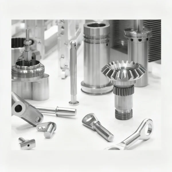 The picture of machined parts in the energy​​ field