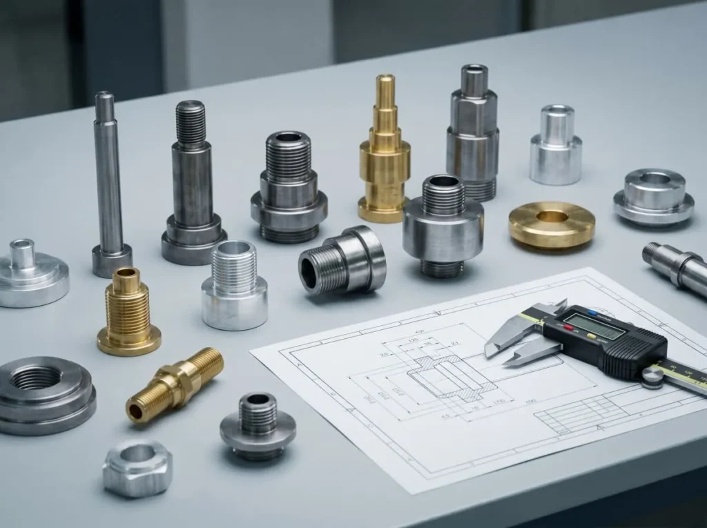 CNC Turning Service in Vietnam: How to Evaluate Suppliers 3 CNC turned parts for supplier evaluation
