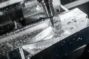 The picture shows the processing procedure of CNC milling