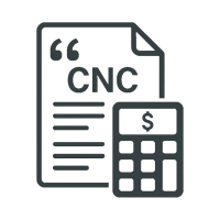 cnc-machining-quotation-process-with-document-and-calculator CNC machining quotation process with document and calculator